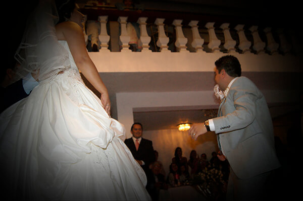 fotografia de boda novios liguero